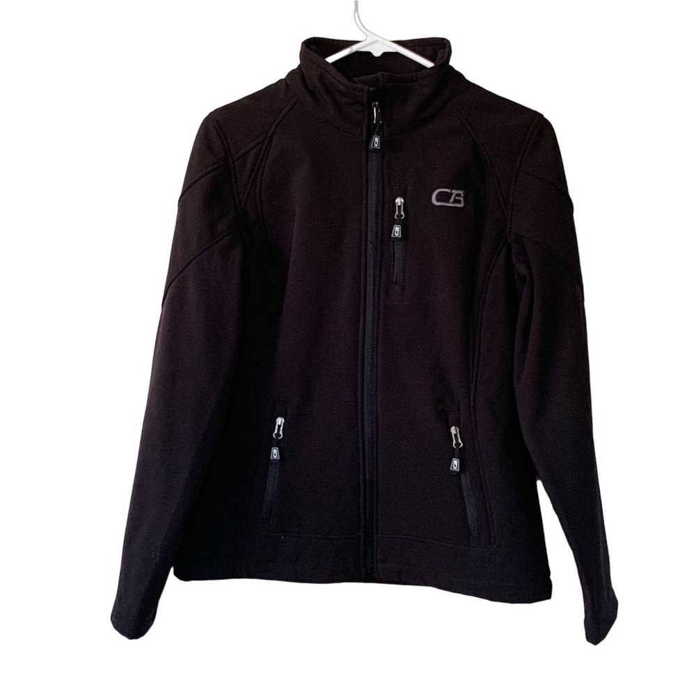 CB Sports Woman's Black Ski Jacket Size Small